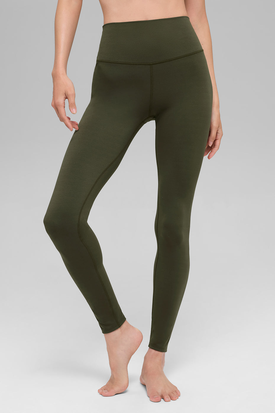 ALO Softsculpt High-Waist Legging - Green Olive (W54234R)