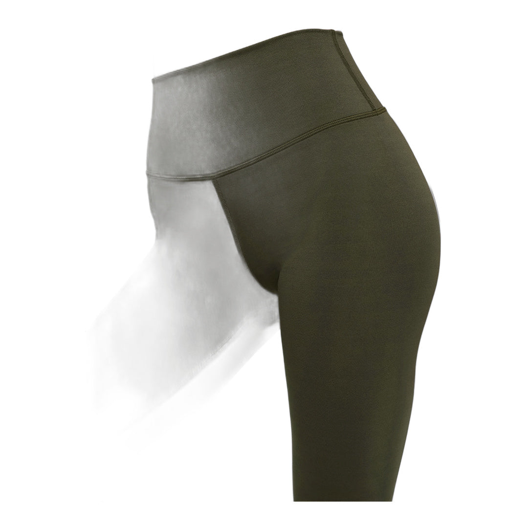 alo ALO Softsculpt High-Waist Legging - Green Olive by Alo Yoga