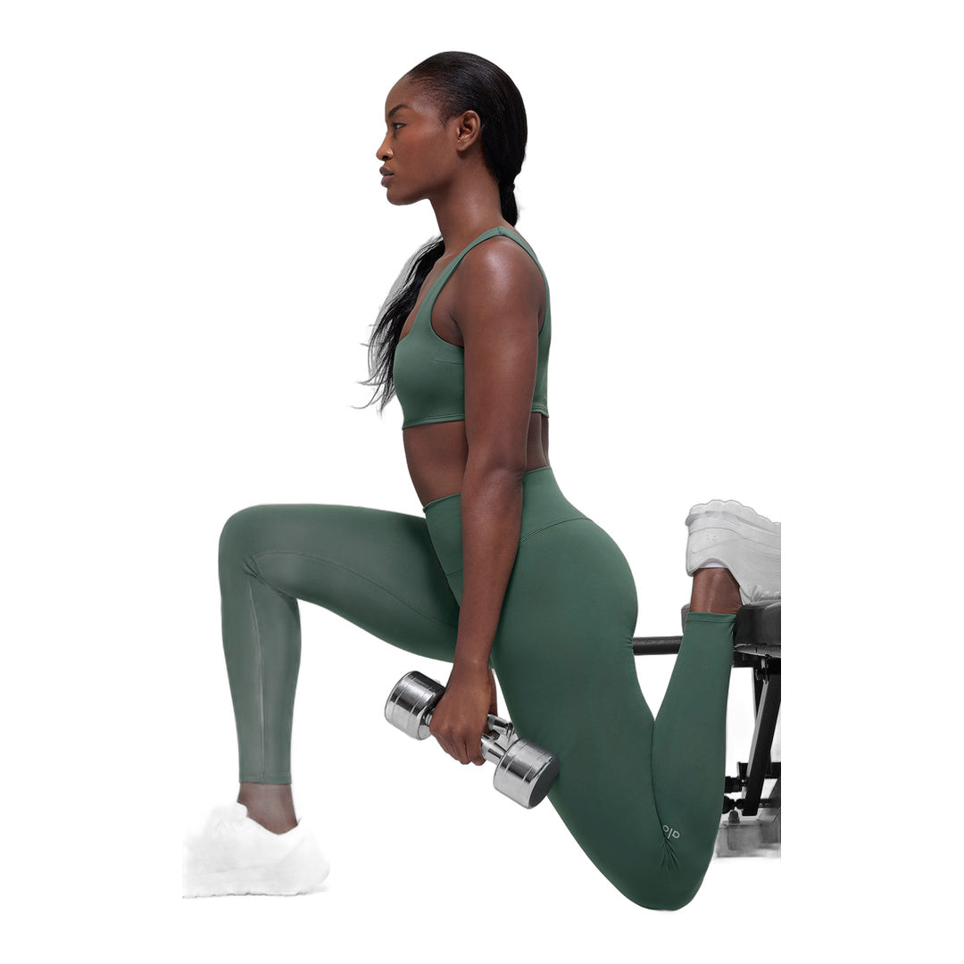 alo ALO Softsculpt High-Waist Legging - Clover Green by Alo Yoga