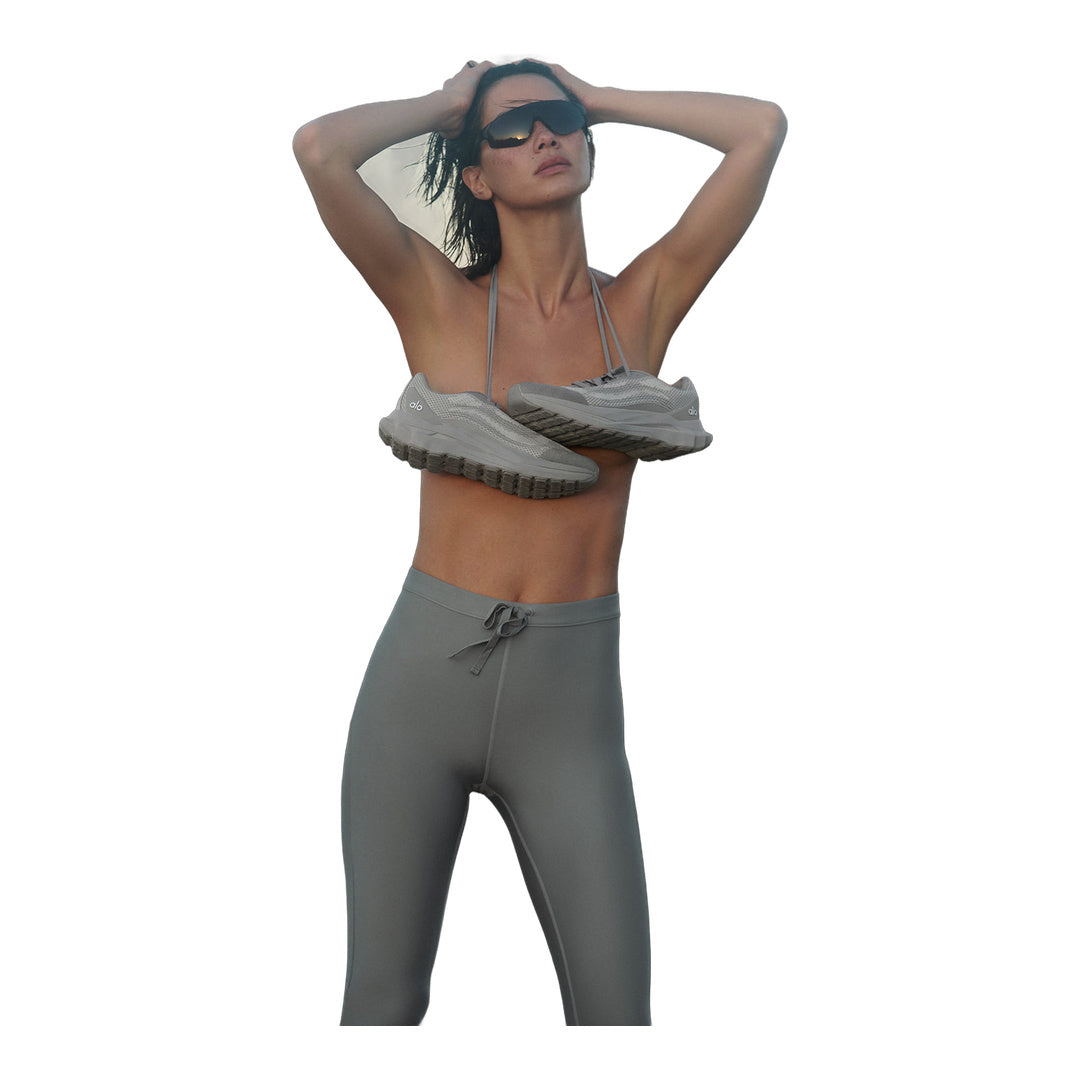 alo Airlift High-Waist Light Speed Legging - Lunar Grey by Alo Yoga