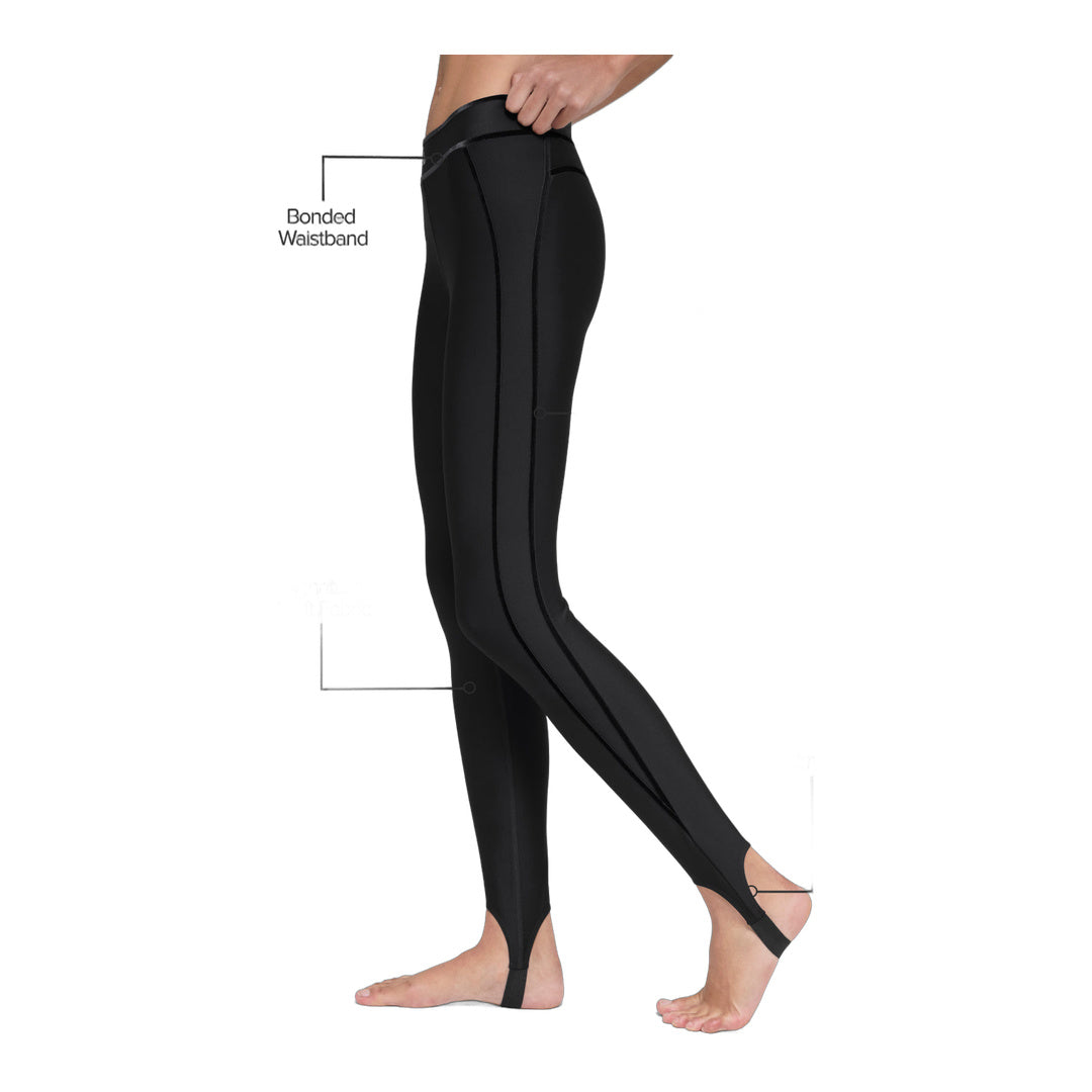 alo Airlift High-Waist Love Language Stirrup Legging - Black by Alo Yoga