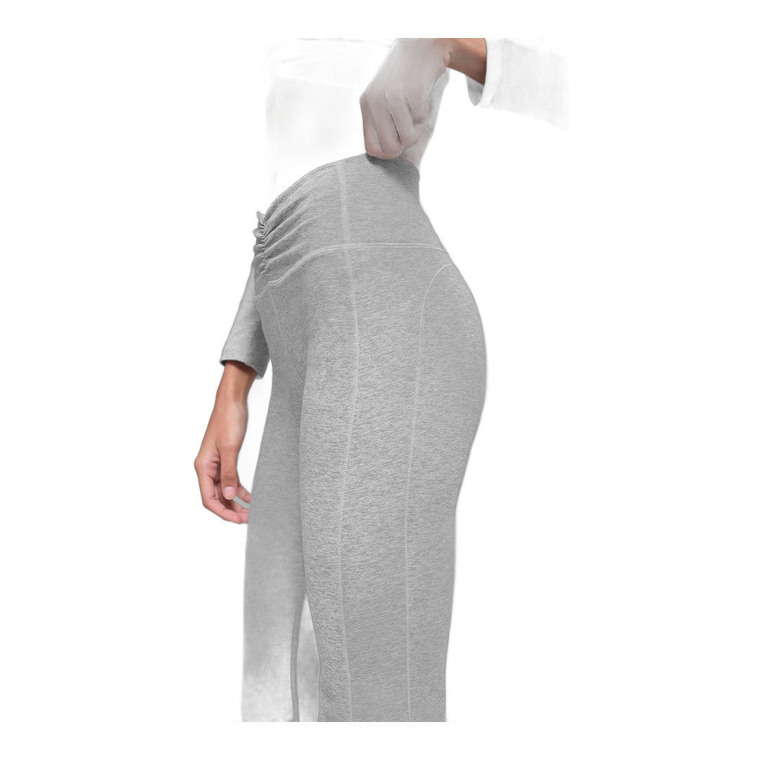 alo Alosoft Intuition High-Waist Bootcut - Athletic Heather Grey by Alo Yoga