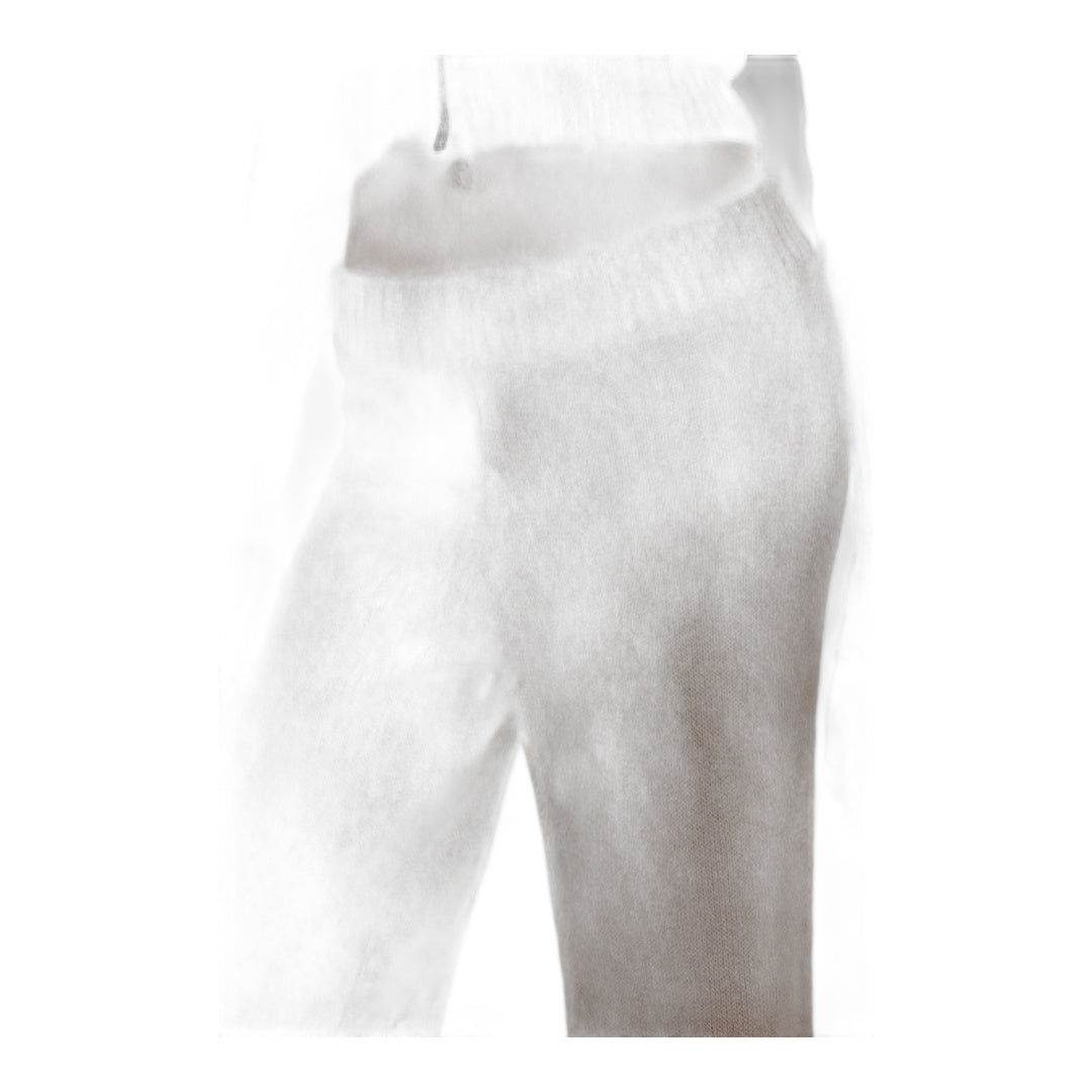 alo Wool Cashmere High-Waist New Class Wide Leg Pant - Chai Latte by Alo Yoga