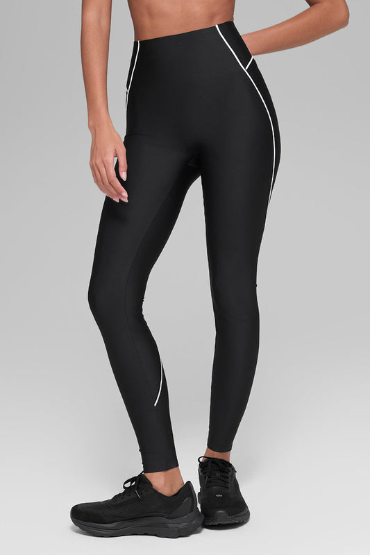 Airlift High-Waist Haven Legging - Black/White (W54288R)