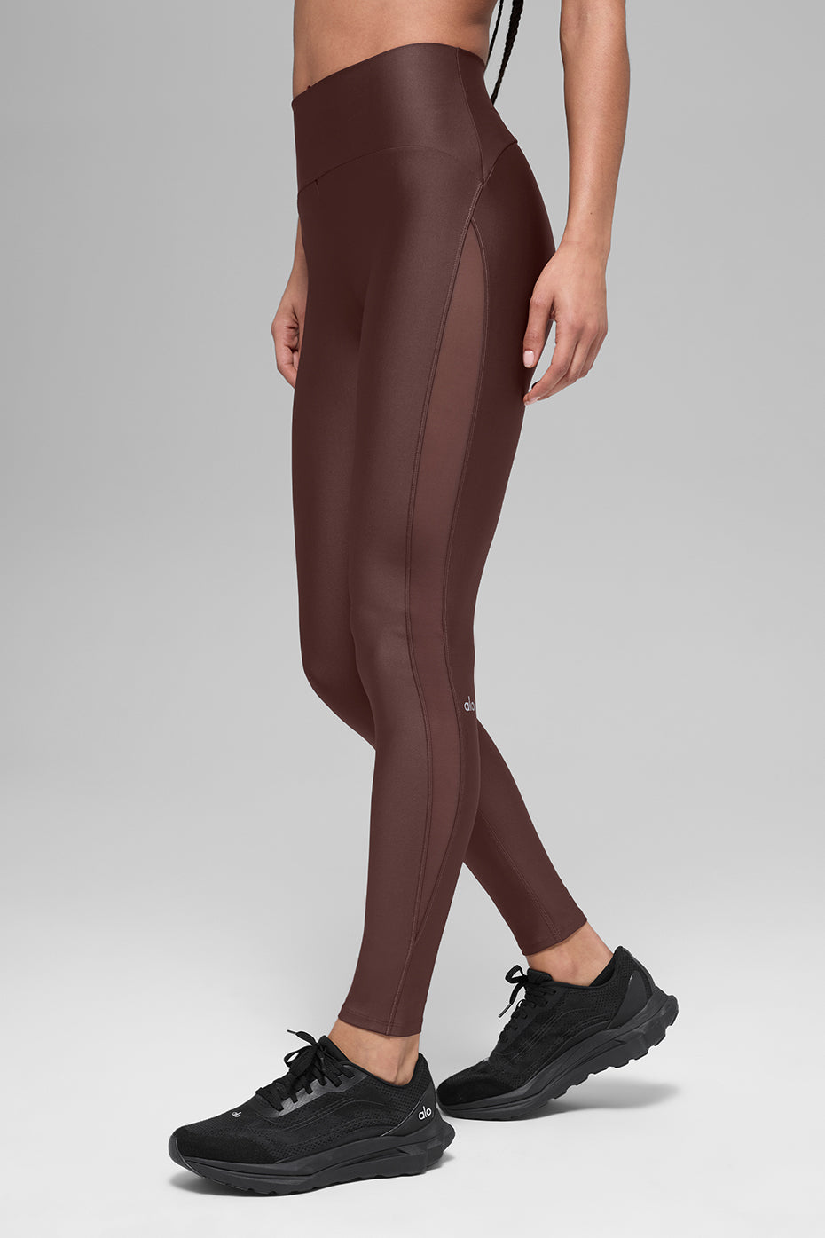 Airlift High-Waist Mesh Infatuation Legging - Brownstone (W54305R)