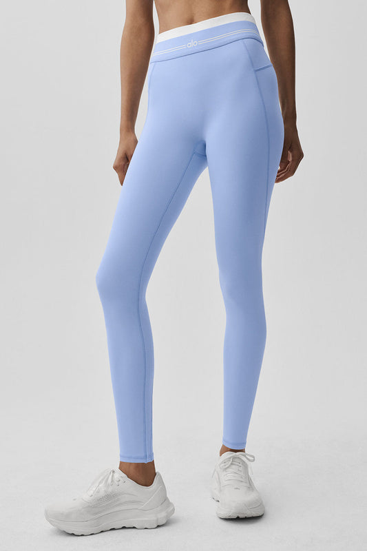 Airbrush High-Waist 7/8 Better Together Legging - Light Provence Blue/White (W54309R)
