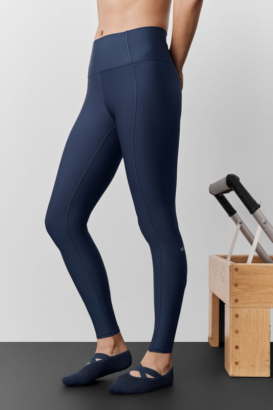 Airlift High-Waist 7/8 Fine Line Legging - Navy (W54312R)