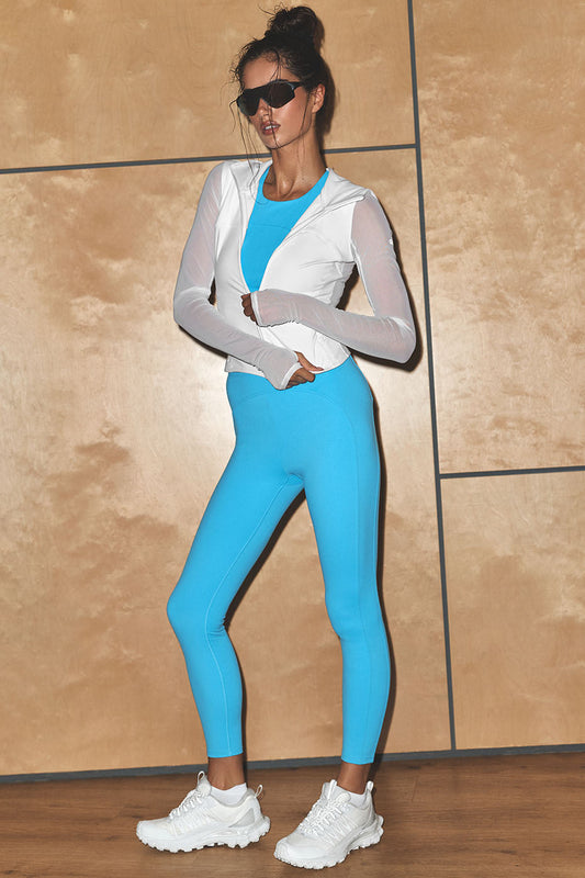 ALO Softsculpt High-Waist 7/8 Superset Legging - Azure Blue (W54348R)