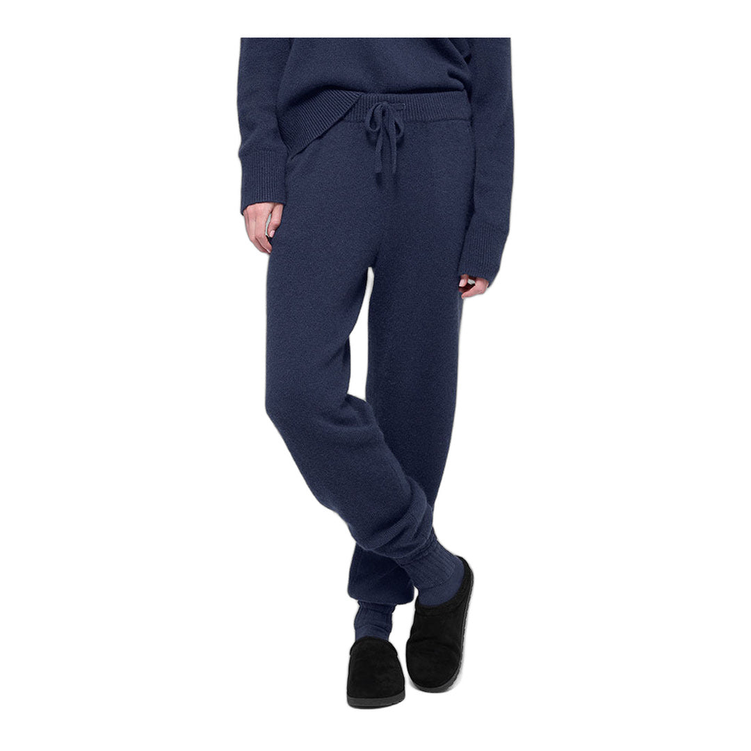 alo Wool Cashmere High-Waist New Class Jogger - Navy by Alo Yoga