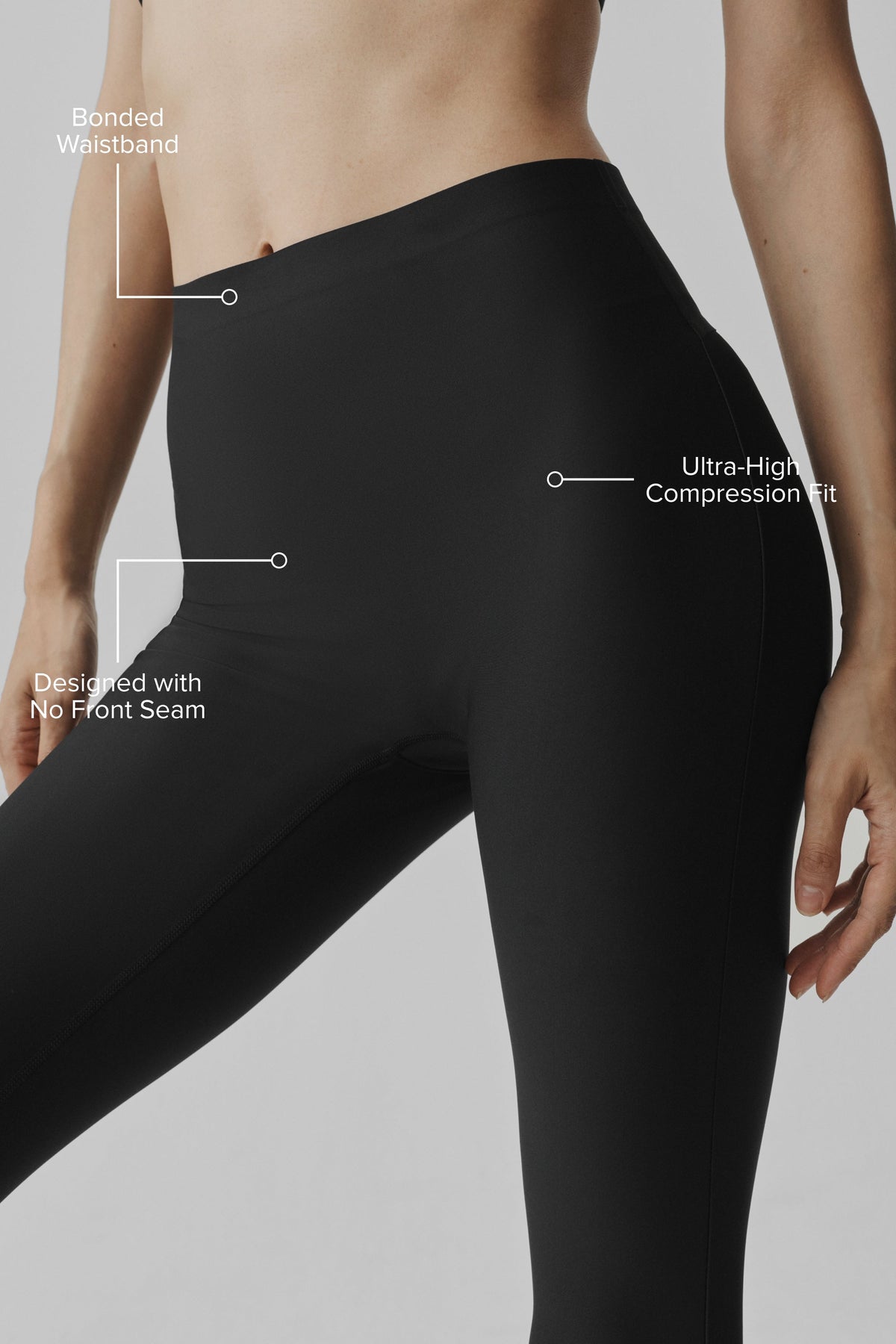 Alo Yoga Airlift High-Waist 7/8 Techlux Legging in Black, product image 2 of 5