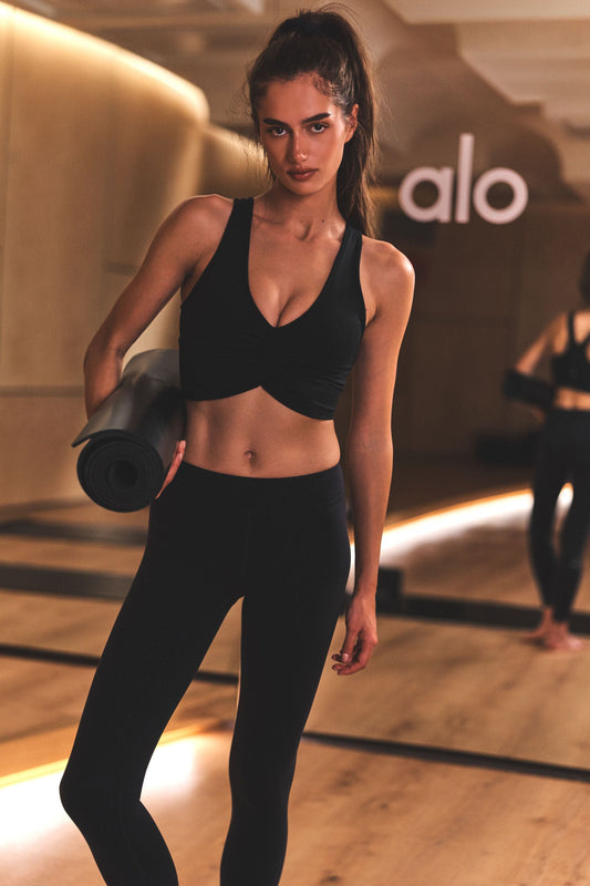 Airbrush Low-Rise Legging - Black (W54447R)