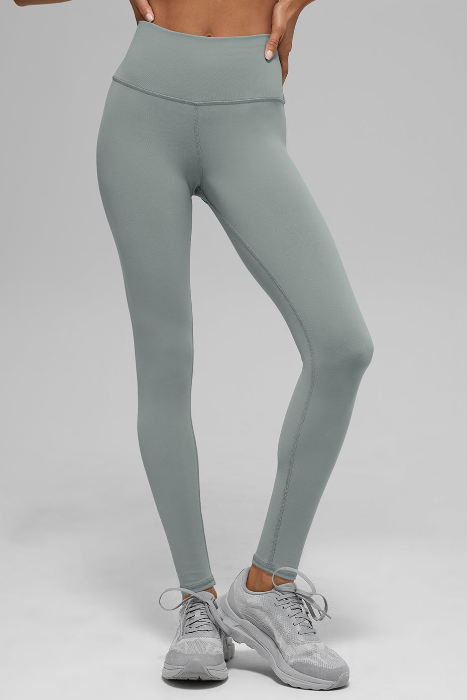 High-Waist Airbrush Legging - Lunar Grey (W5473R)