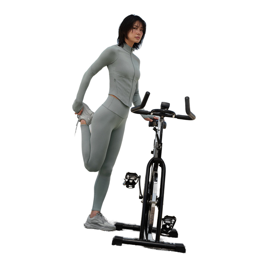 alo 7/8 High-Waist Airbrush Legging - Lunar Grey by Alo Yoga
