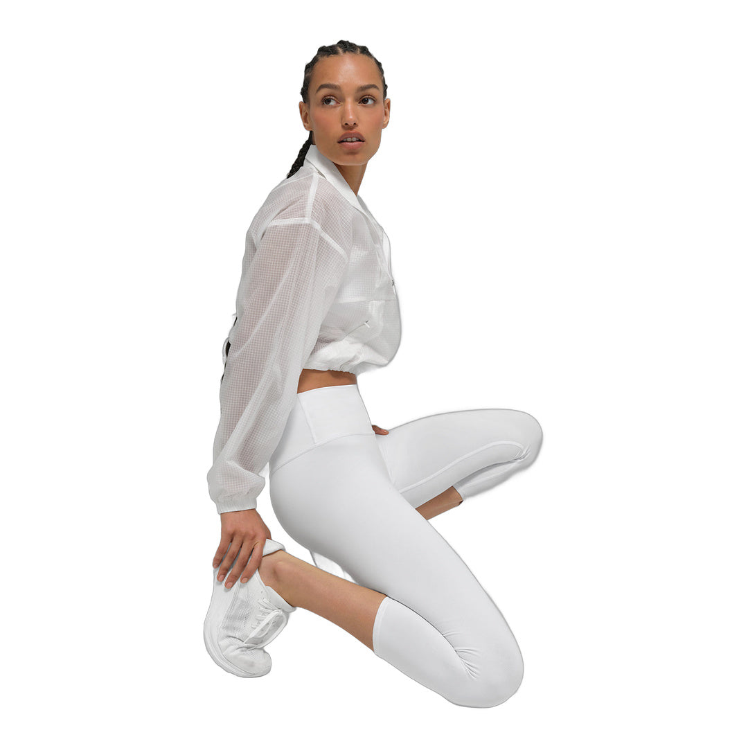 alo High-Waist Airbrush Capri - White by Alo Yoga