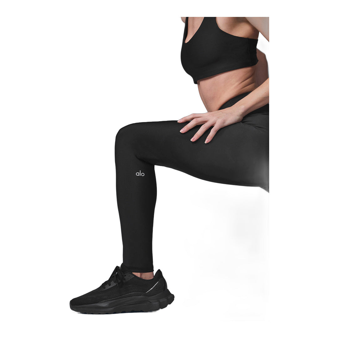 alo High-Waist Airlift Legging - Black by Alo Yoga