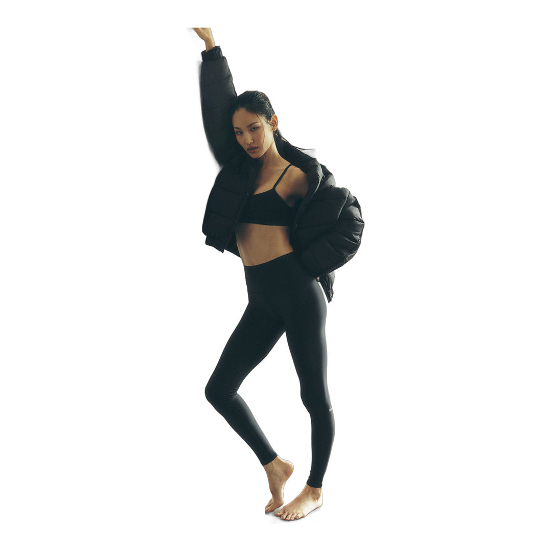 alo High-Waist Airlift Legging - Black by Alo Yoga