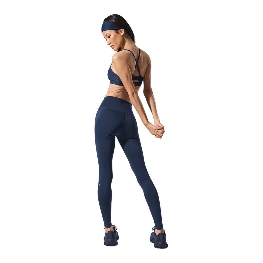 alo High-Waist Airlift Legging - Navy by Alo Yoga