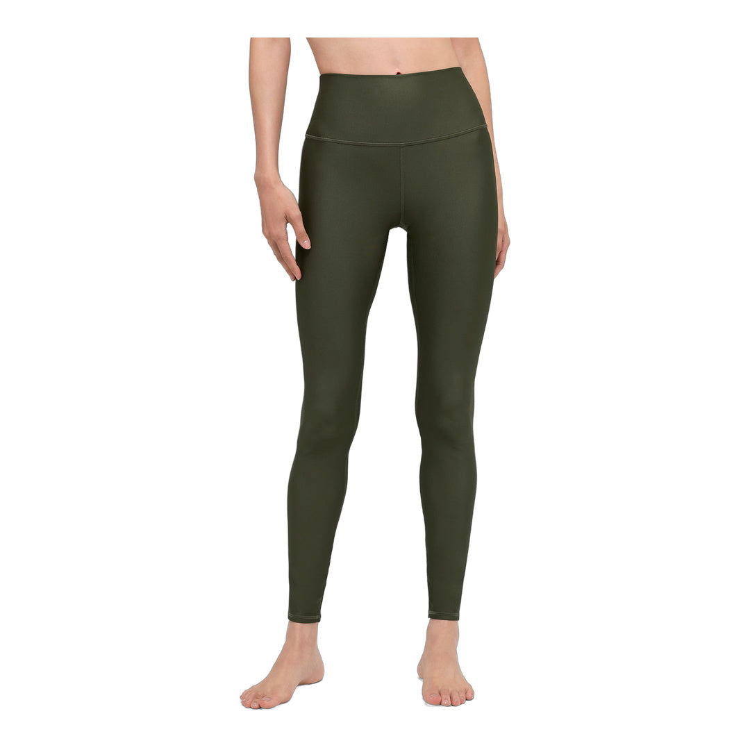 alo High-Waist Airlift Legging - Green Olive by Alo Yoga