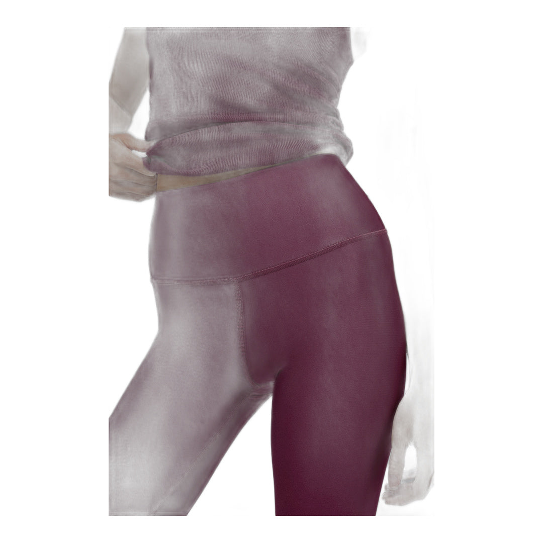alo High-Waist Airlift Legging - Burgundy by Alo Yoga