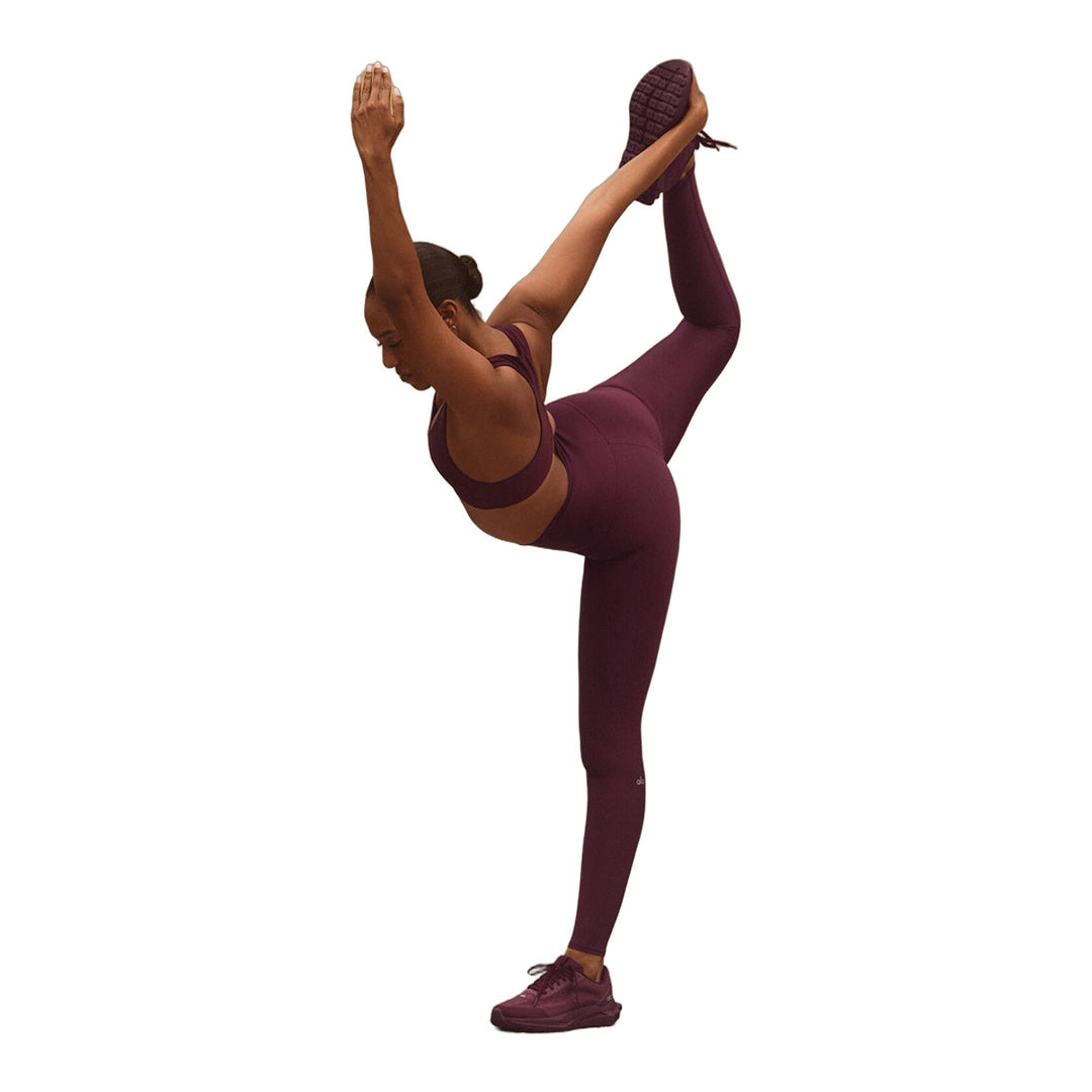 alo High-Waist Airlift Legging - Burgundy by Alo Yoga