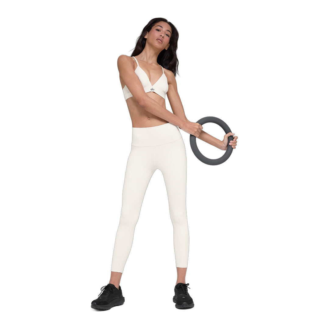 alo 7/8 High-Waist Airbrush Legging - Ivory by Alo Yoga