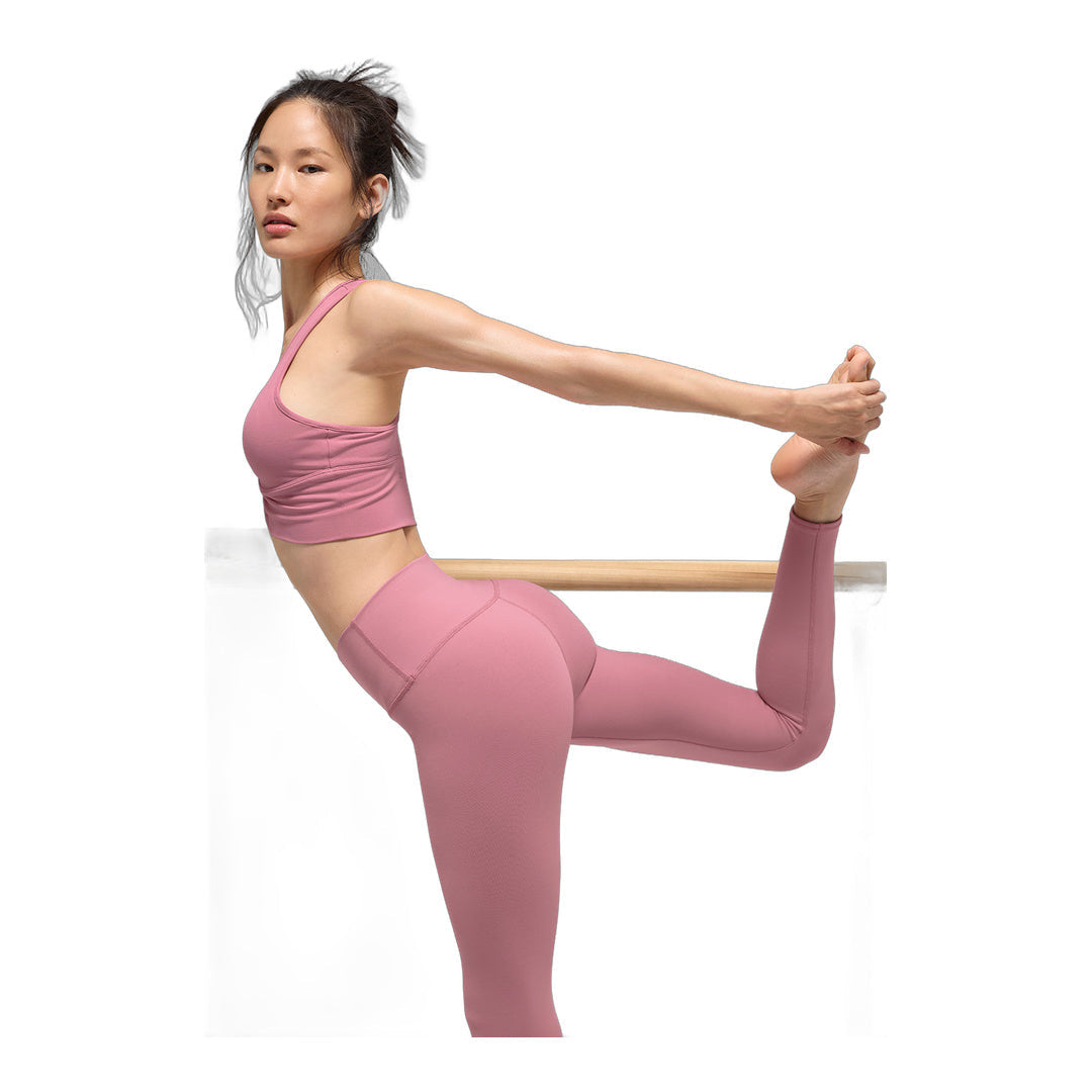 alo 7/8 High-Waist Airbrush Legging - Pink Wild Rose by Alo Yoga