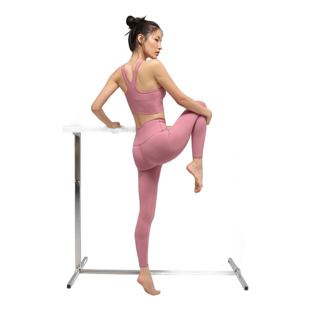 alo 7/8 High-Waist Airbrush Legging - Pink Wild Rose by Alo Yoga