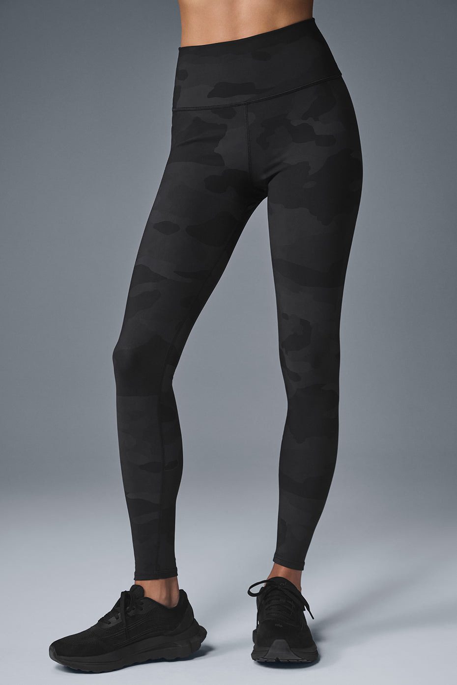 High-Waist Camo Vapor Legging - Black Camouflage (W5635R)