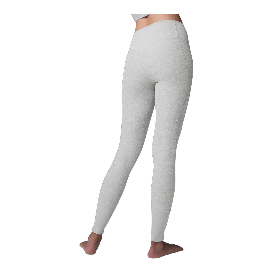 alo High-Waist Alosoft Lounge Legging - Athletic Heather Grey by Alo Yoga