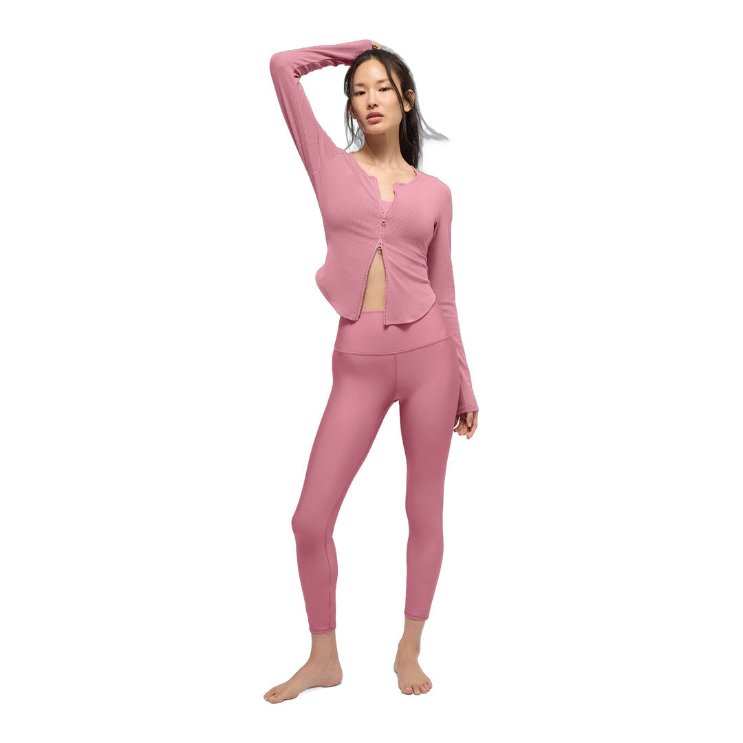 alo 7/8 High-Waist Airlift Legging - Pink Wild Rose by Alo Yoga