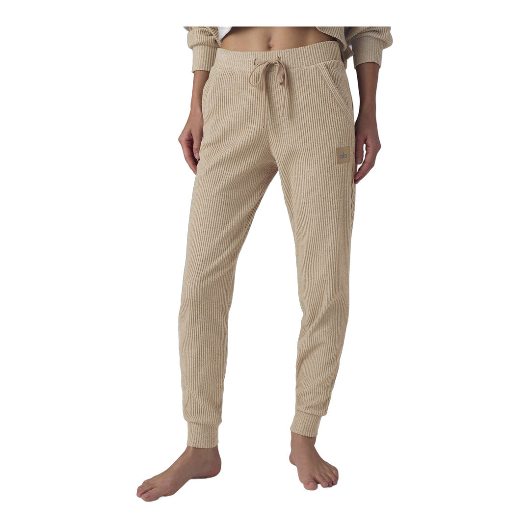 alo Muse Sweatpant - Gravel Heather by Alo Yoga