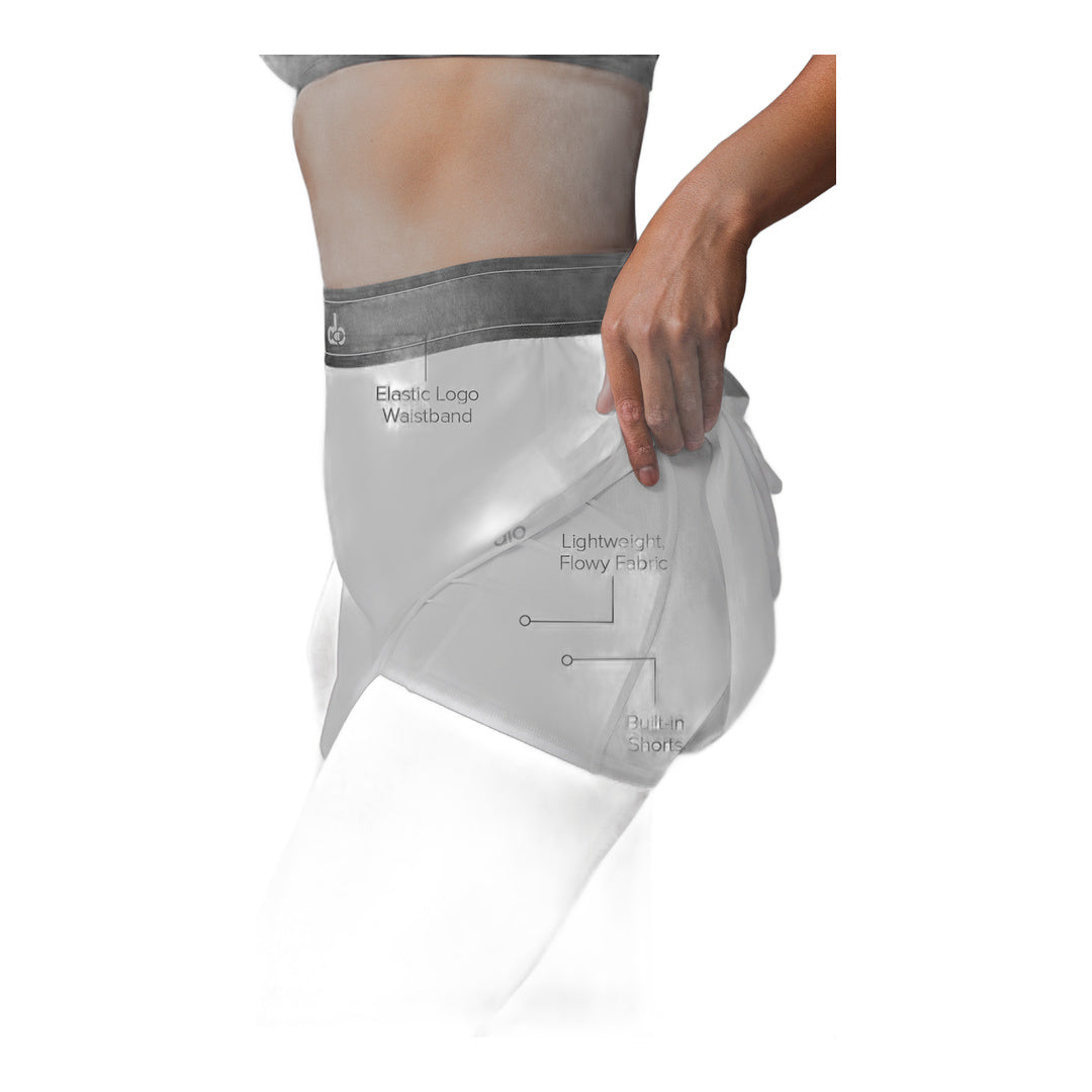 alo Match Point Tennis Skirt - White by Alo Yoga