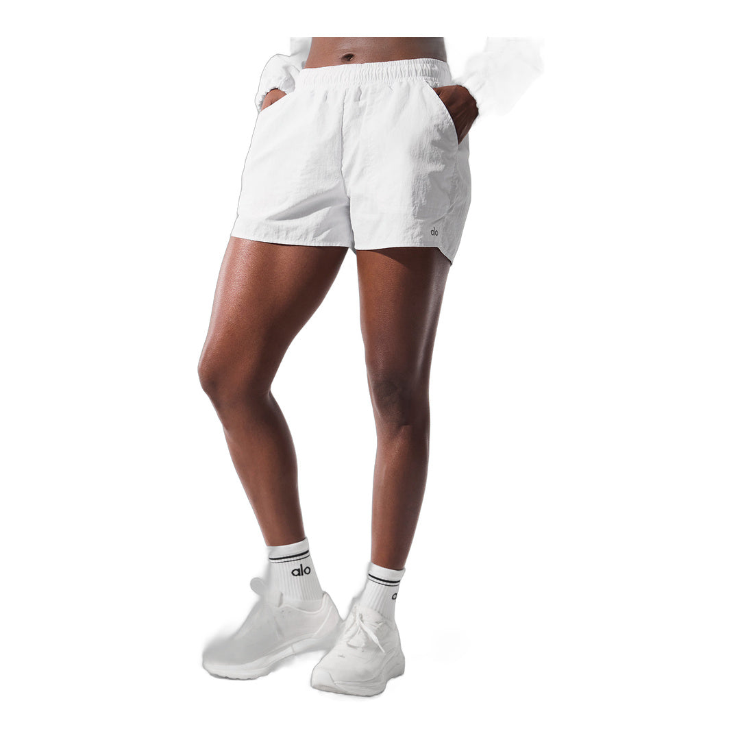 alo Alumni Short - White by Alo Yoga