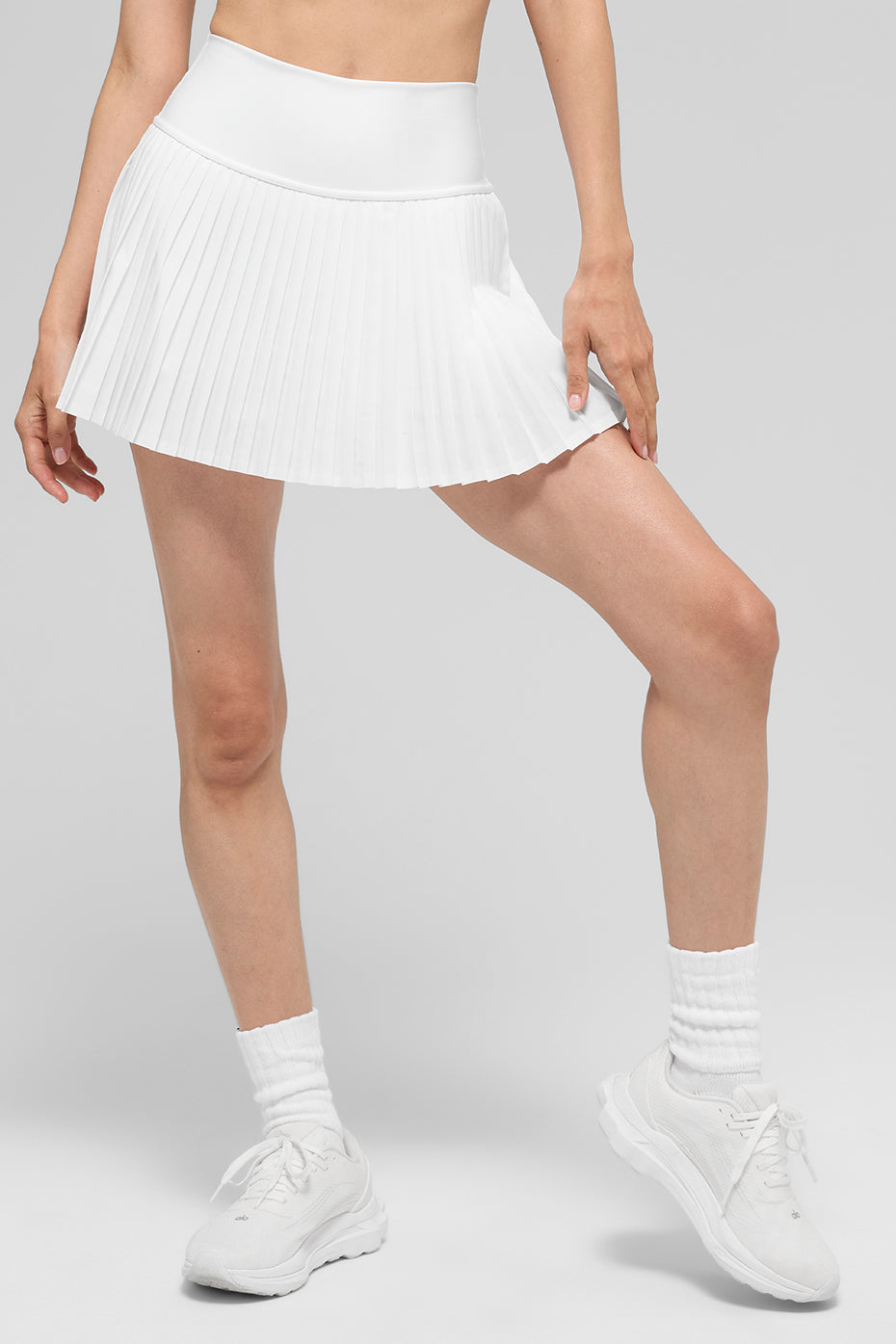 Grand Slam Tennis Skirt - White (W6289R)