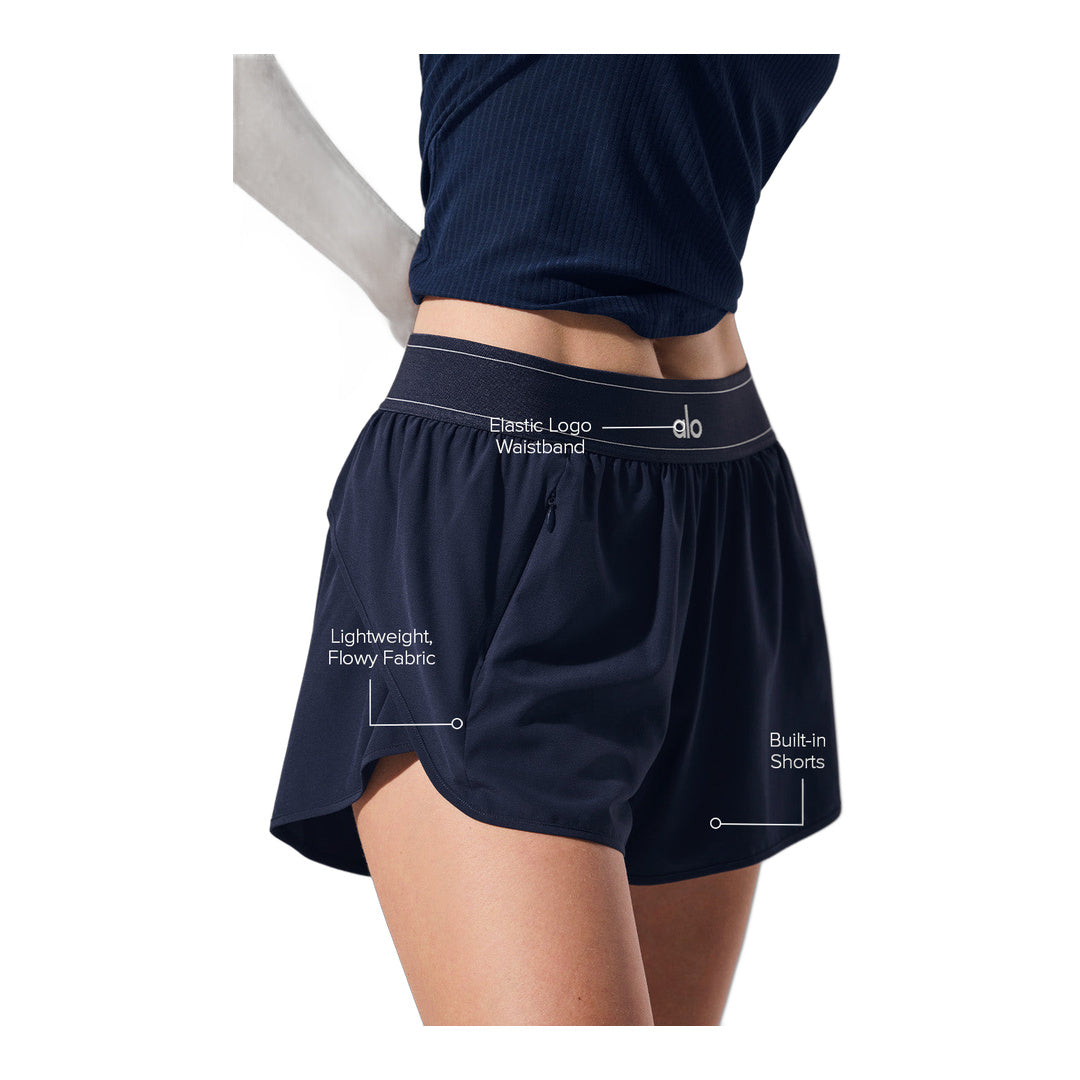 alo Match Point Short - Navy by Alo Yoga