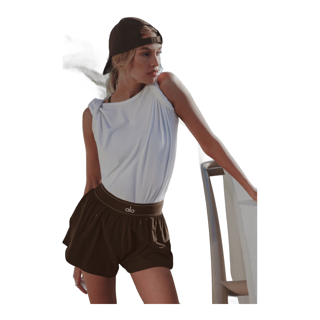alo Match Point Short - Espresso by Alo Yoga