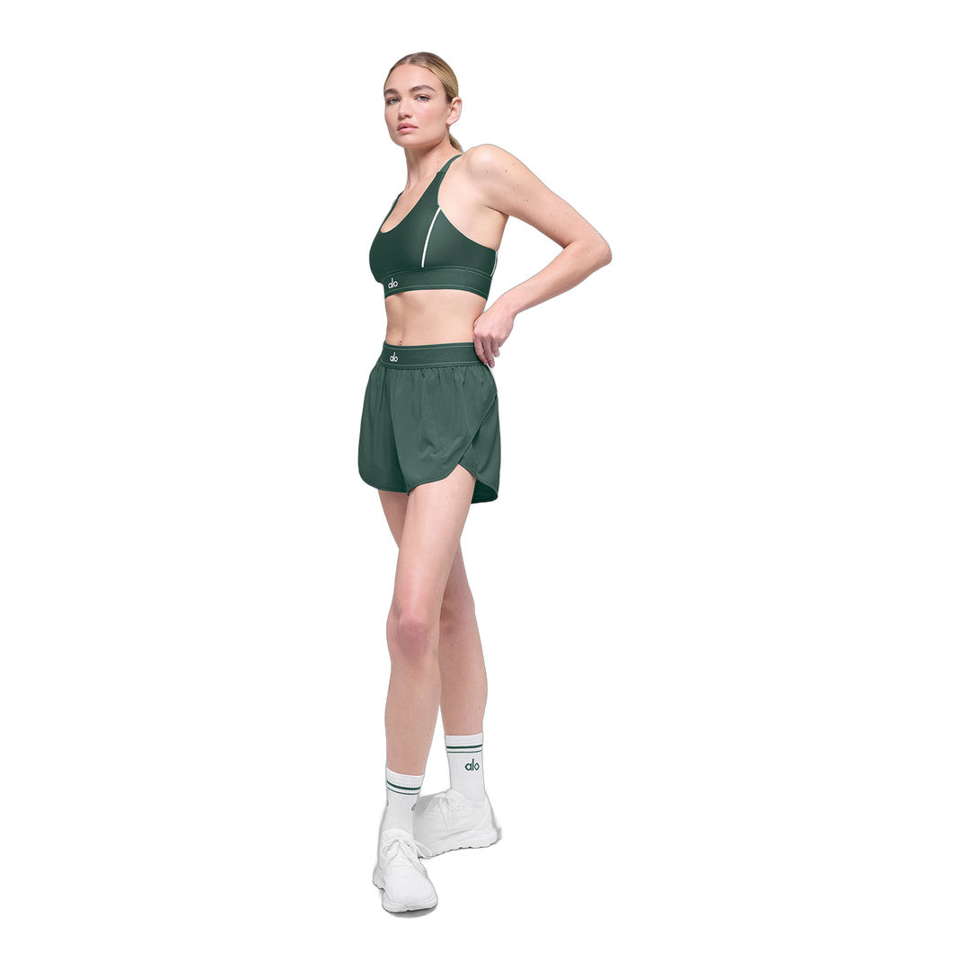 alo Match Point Short - Clover Green by Alo Yoga