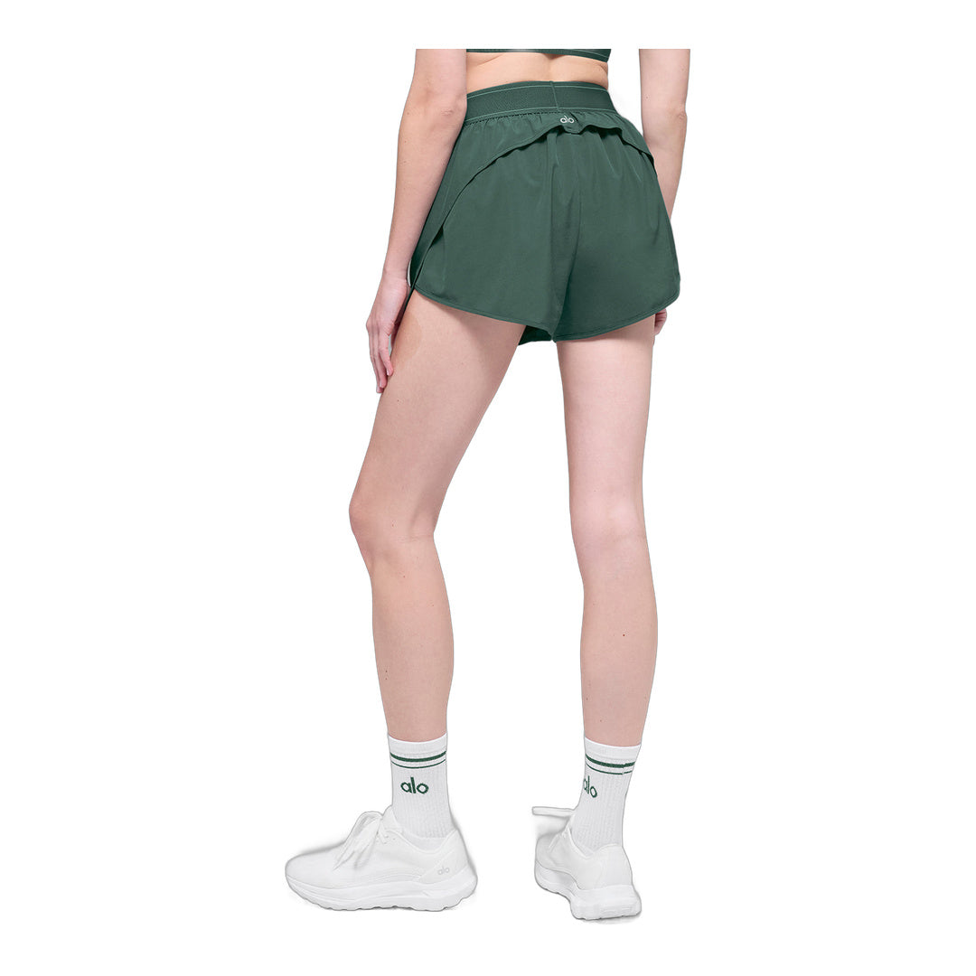 alo Match Point Short - Clover Green by Alo Yoga