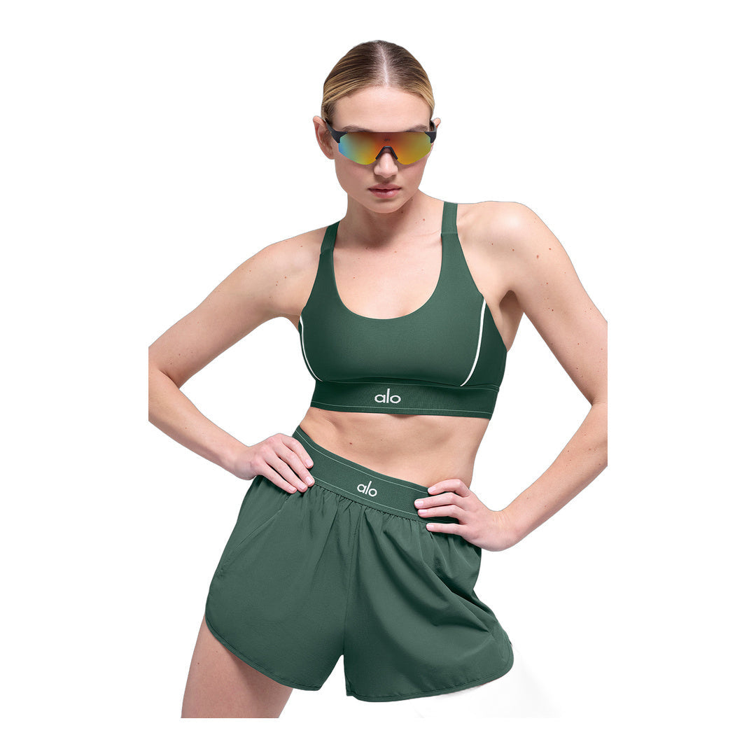 alo Match Point Short - Clover Green by Alo Yoga