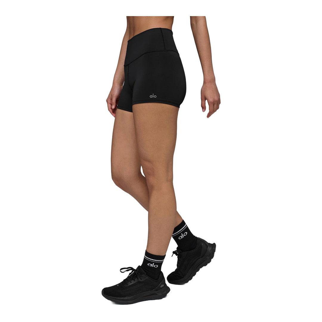 alo 3" High-Waist Airlift Short - Black by Alo Yoga