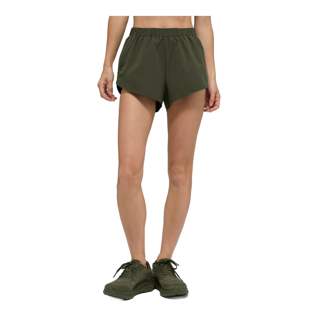 alo Playmaker Dolphin Short - Green Olive by Alo Yoga