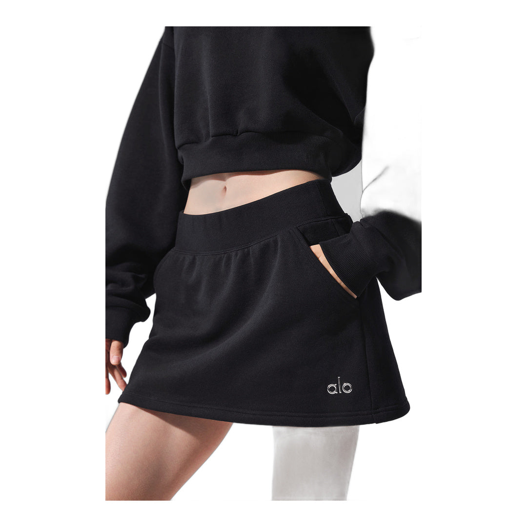 alo Accolade Skirt - Black by Alo Yoga