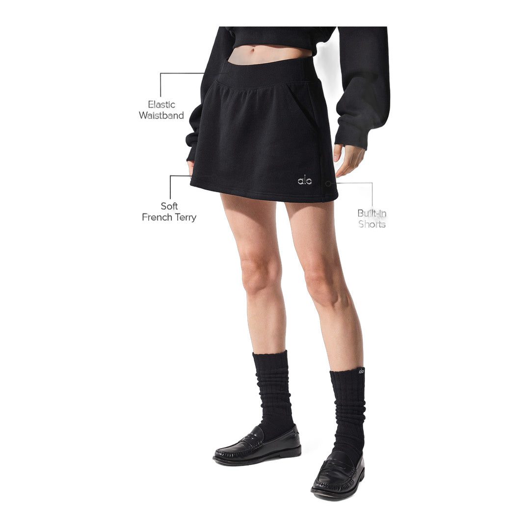 alo Accolade Skirt - Black by Alo Yoga