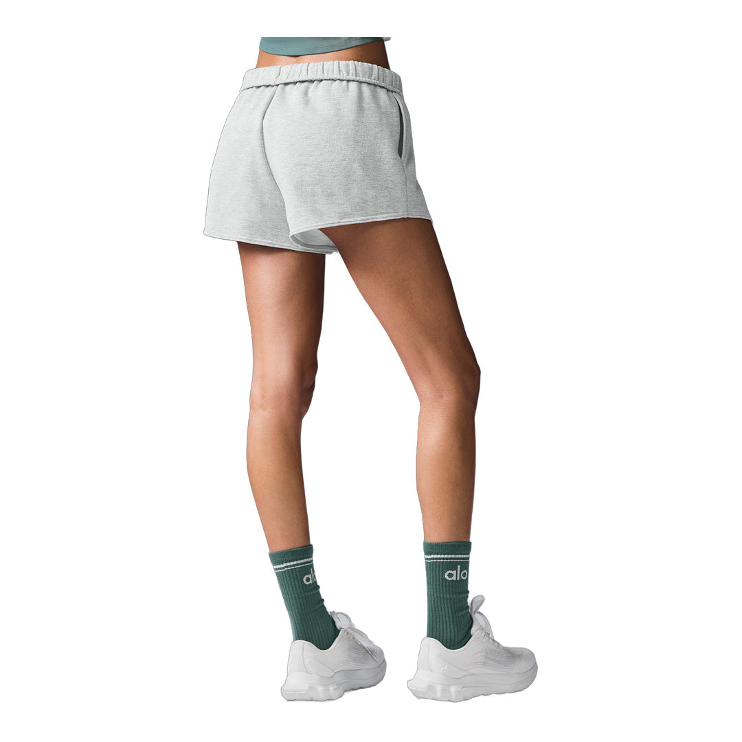 alo Accolade Short - Athletic Heather Grey by Alo Yoga