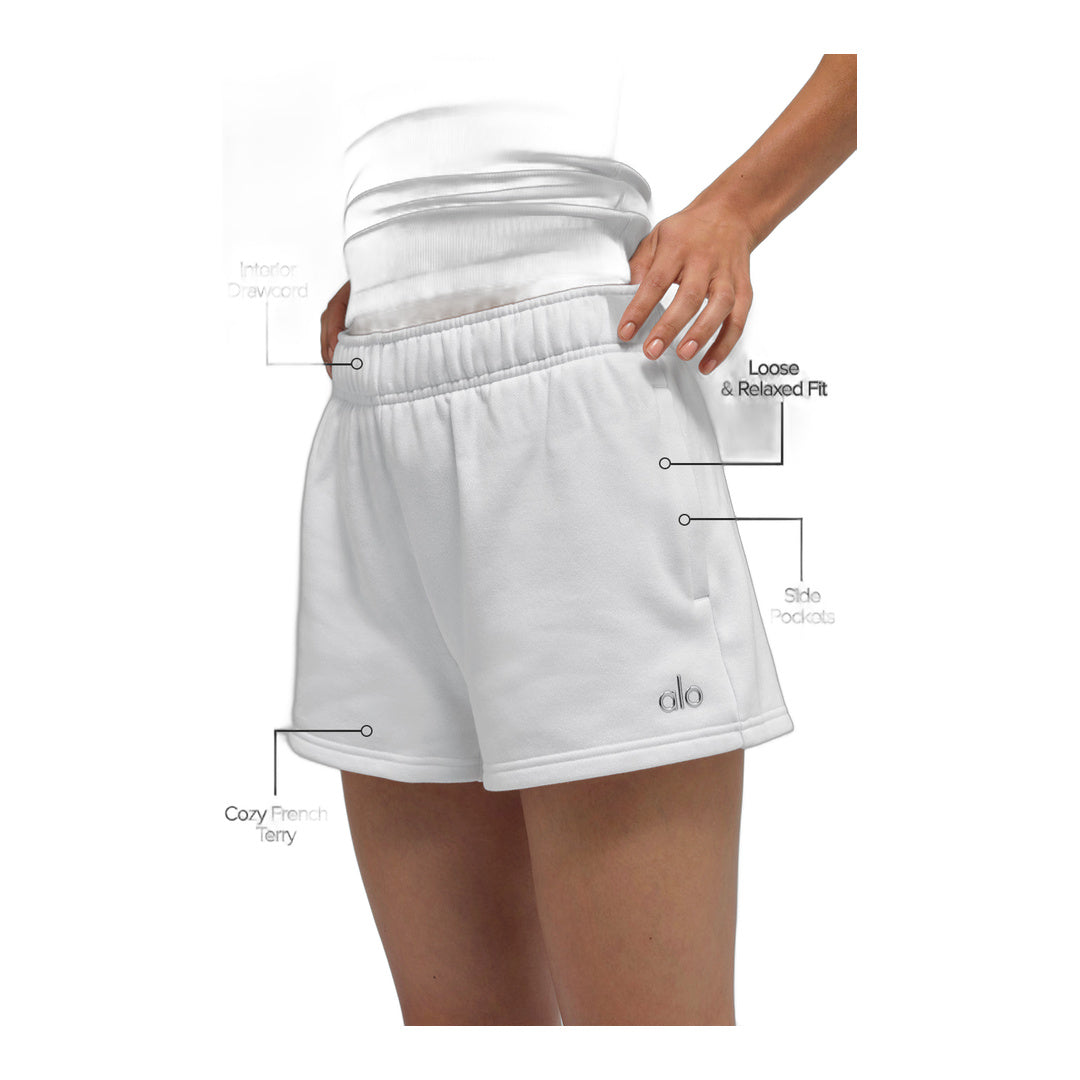alo Accolade Short - White by Alo Yoga