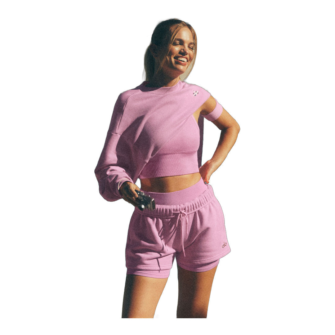 alo Accolade Short - Candy Heart Pink by Alo Yoga