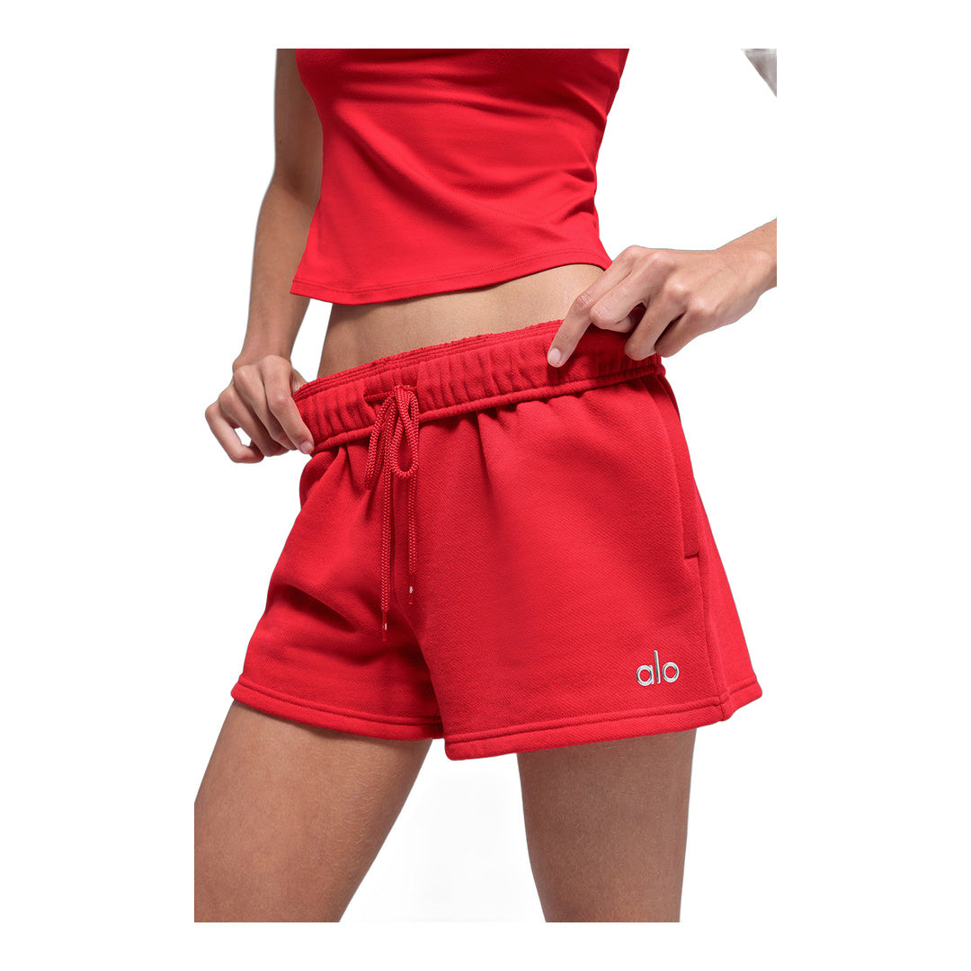 alo Accolade Short - Bright Red by Alo Yoga