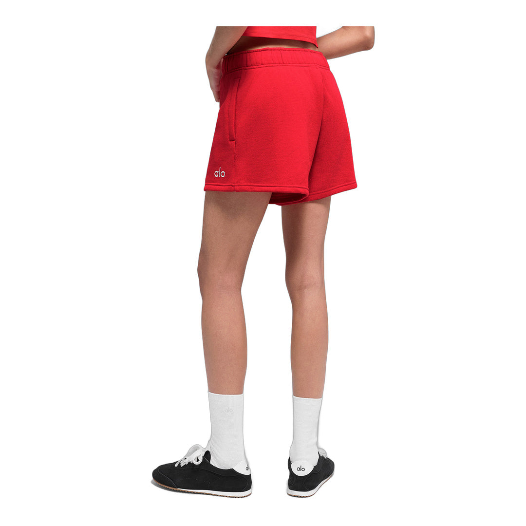 alo Accolade Short - Bright Red by Alo Yoga