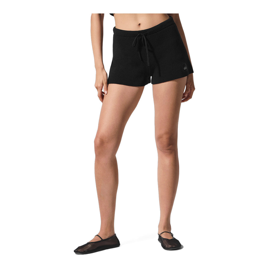 alo Supernatural Sweater Short - Black by Alo Yoga
