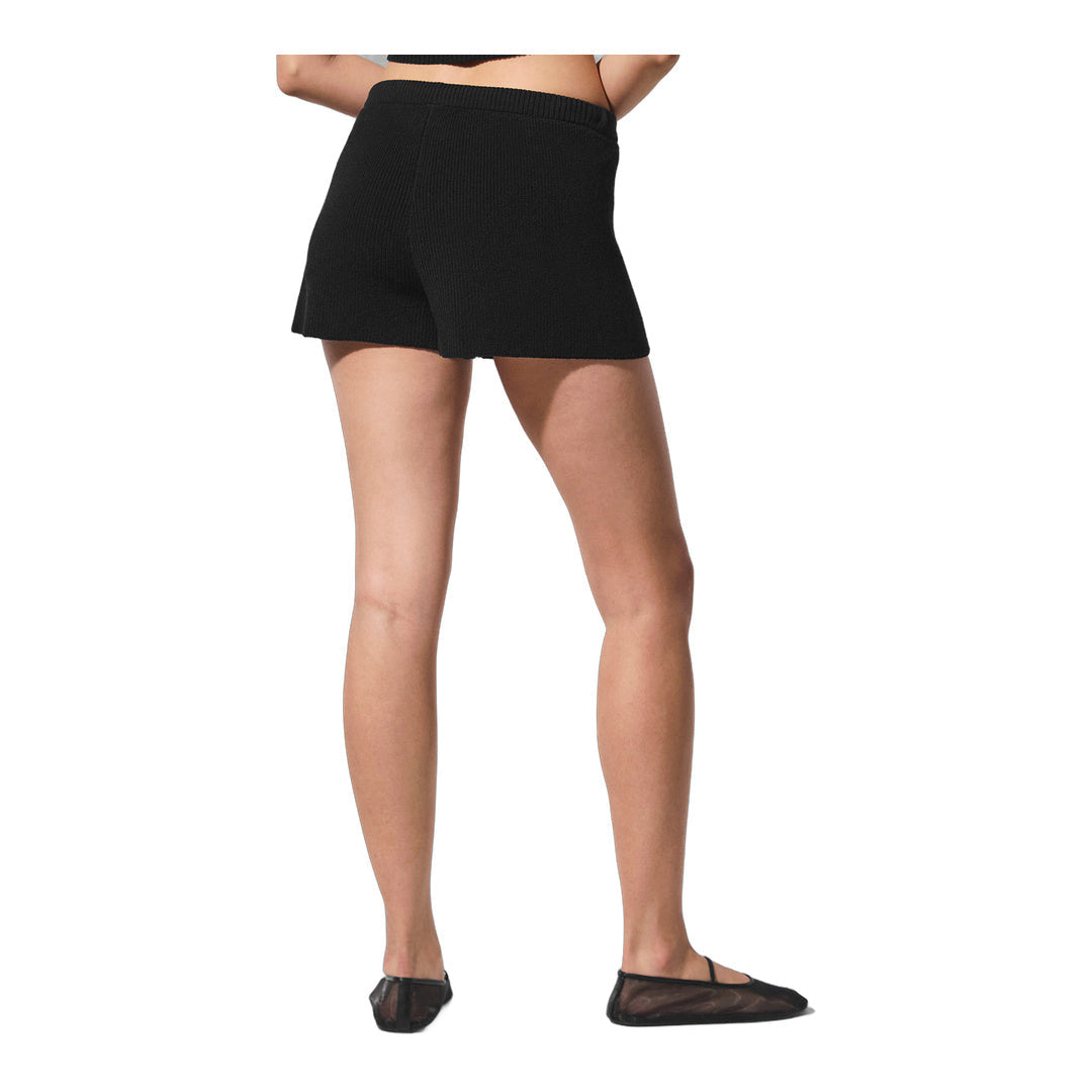 alo Supernatural Sweater Short - Black by Alo Yoga